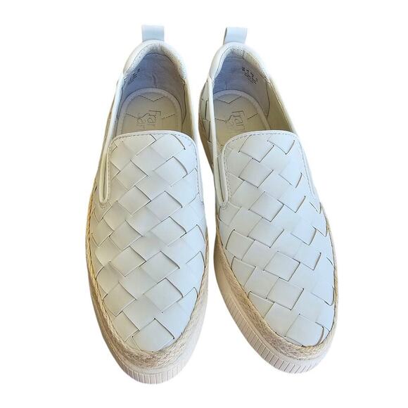 Franco Sarto Hydee Espadrille Platform Sneaker White Size 9 - Picture 5 of 9